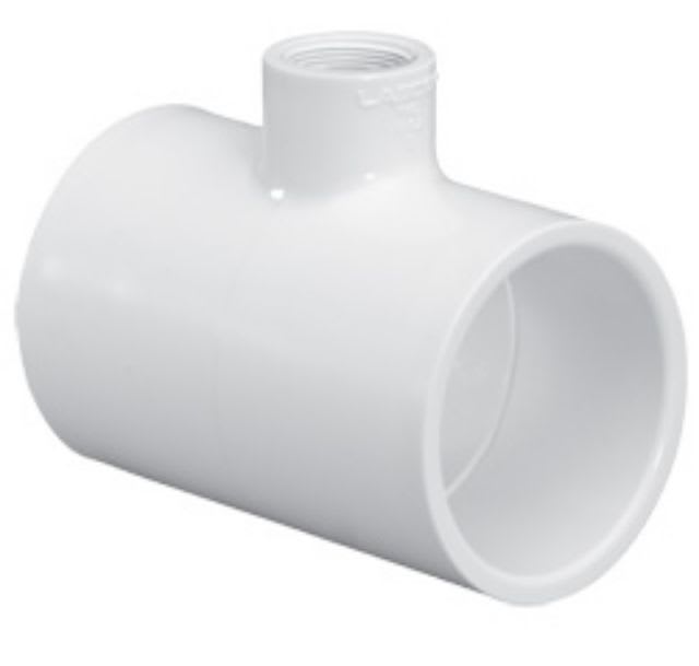 SPEARS Spears 401-249 PVC Reducing Tee Socket 2 x 2 x 1 in Schedule 40