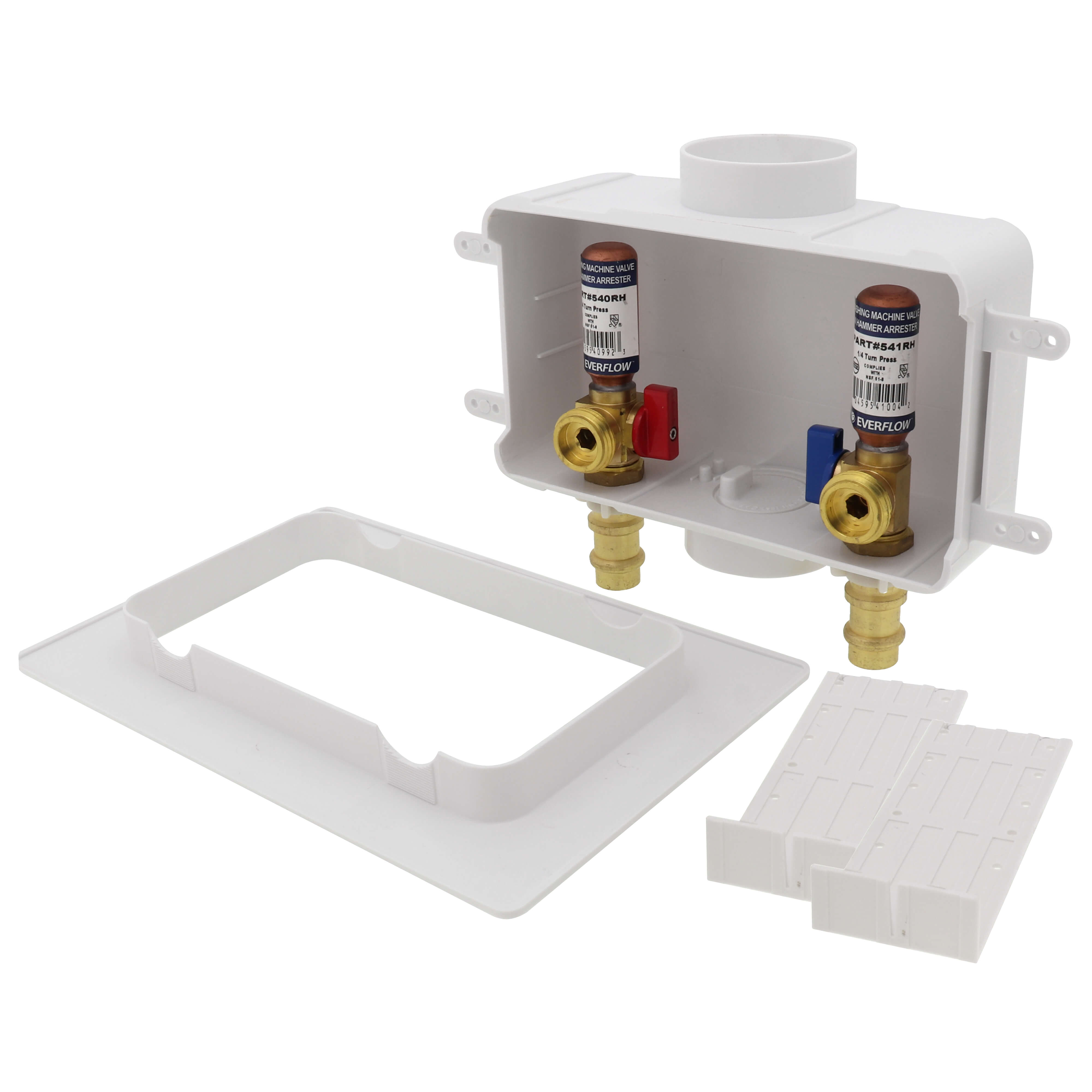 EVERFLOW Everflow SB300-RH Press Center Outlet Washing Machine Box w/ Hammer Arrester