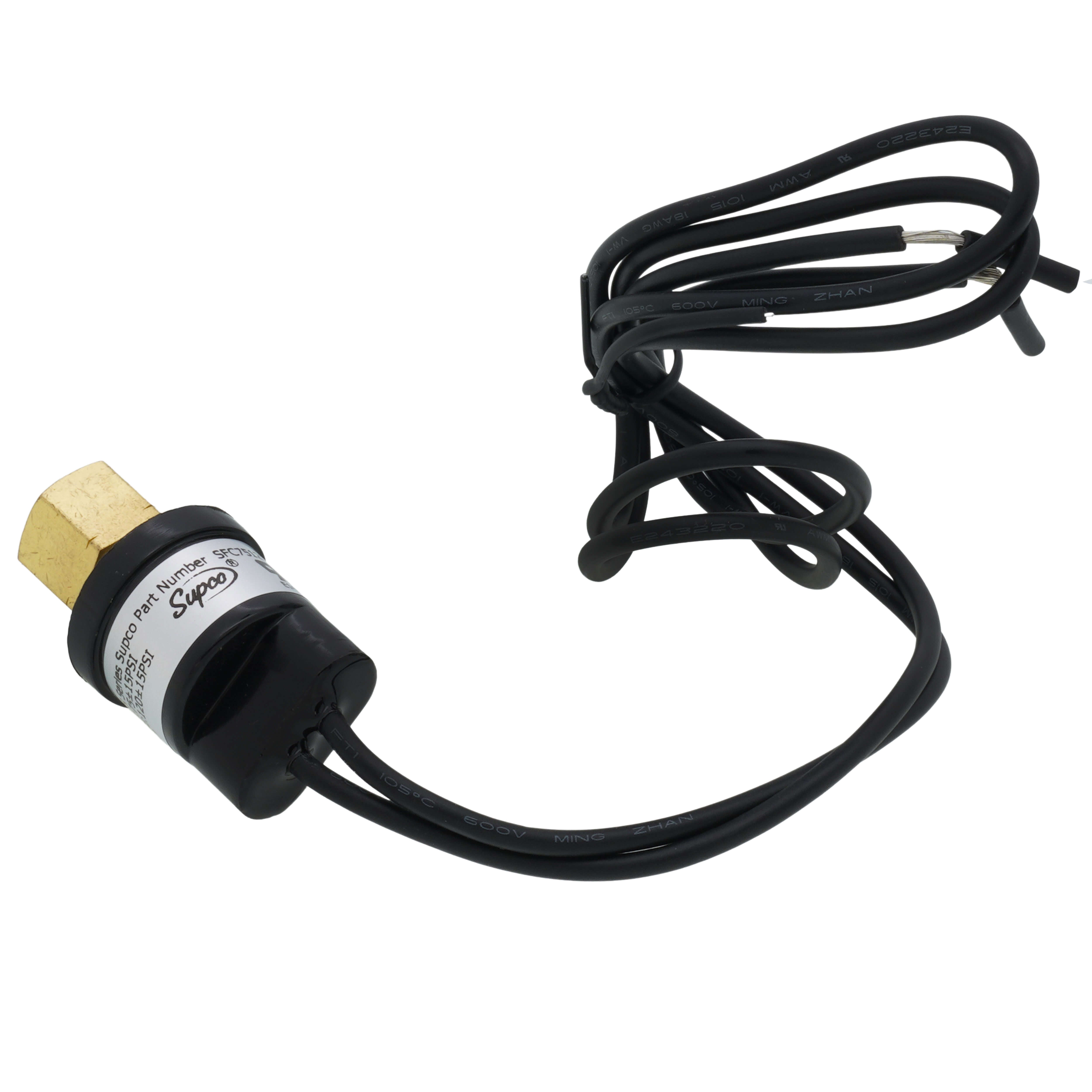 SUPCO Supco SFC75120 Fan Cycling Low Pressure Switch 0 to 650 psi Control SPST Switch