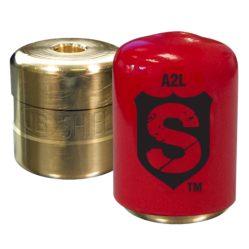 JB INDUSTRIES Jb Industries SHLD-A2L100 SHIELD A2L refrigerant locking caps 1/4 inch 100-pack with 8 inch driver and 2 bits