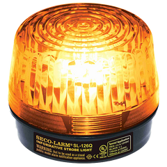 Seco-Larm Seco-Larm SL-126-A24Q/A Strobe Light Amber 6~24VDC