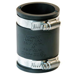 FERNCO Fernco 1056-150/125 reducing 1-1/2-in. x 1-1/4-in. flexible PVC pipe coupling for cast iron and plastic plumbing connections