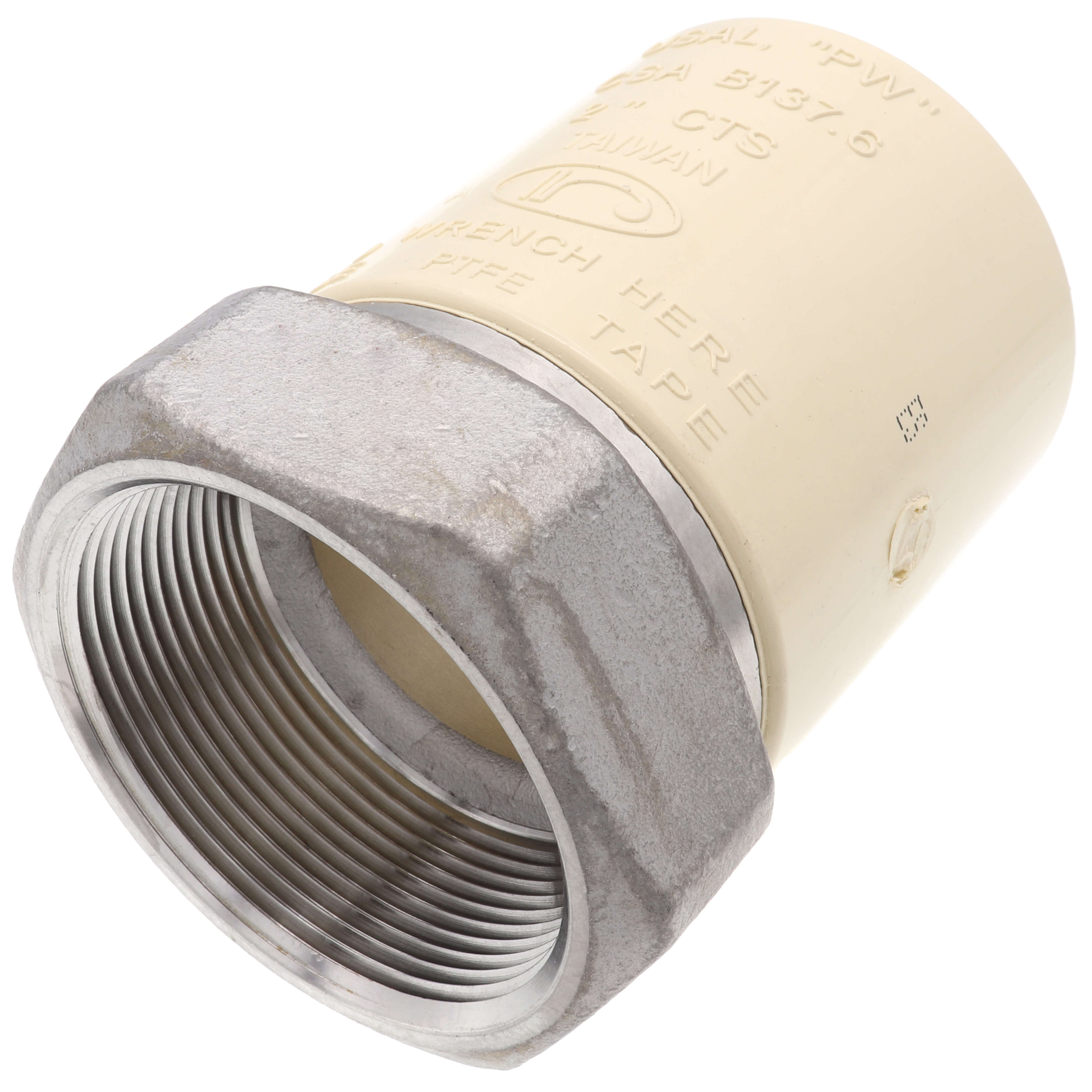 EVERFLOW Everflow SSCPF200-NL 2 Stainless Steel Female X CPVC Adapter Lead Free