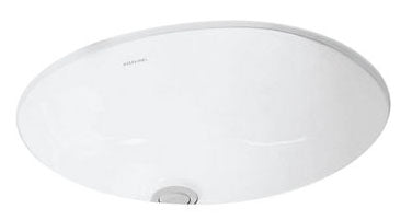 STERLING HVAC Sterling 442040-0 Wescott 17-1/16 x 15-3/8 in. Oval Undermount Bathroom Sink