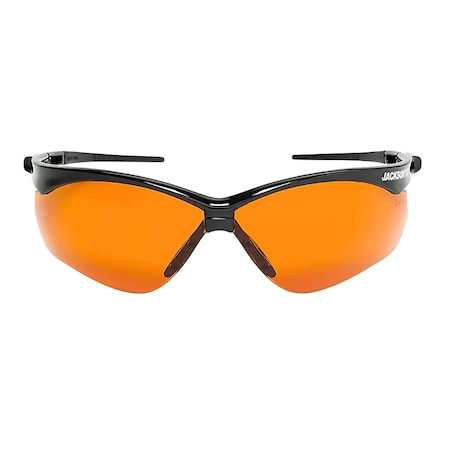 JACKSON SAFETY Jackson Safety 50005 SG Series Safety Glasses Blue Shield Lens Black Frame