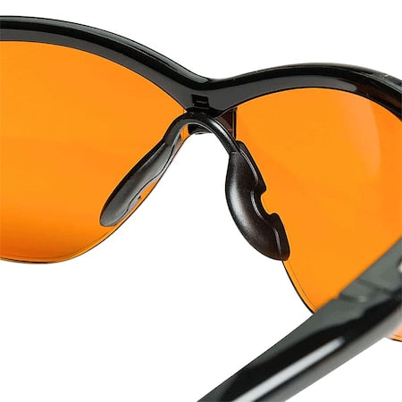 JACKSON SAFETY Jackson Safety 50005 SG Series Safety Glasses Blue Shield Lens Black Frame