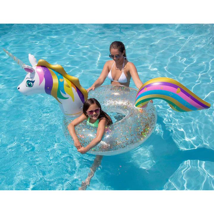 SWIMLINE Swimline 90387 Led Unicorn Glitter Ring 68/36.5/26