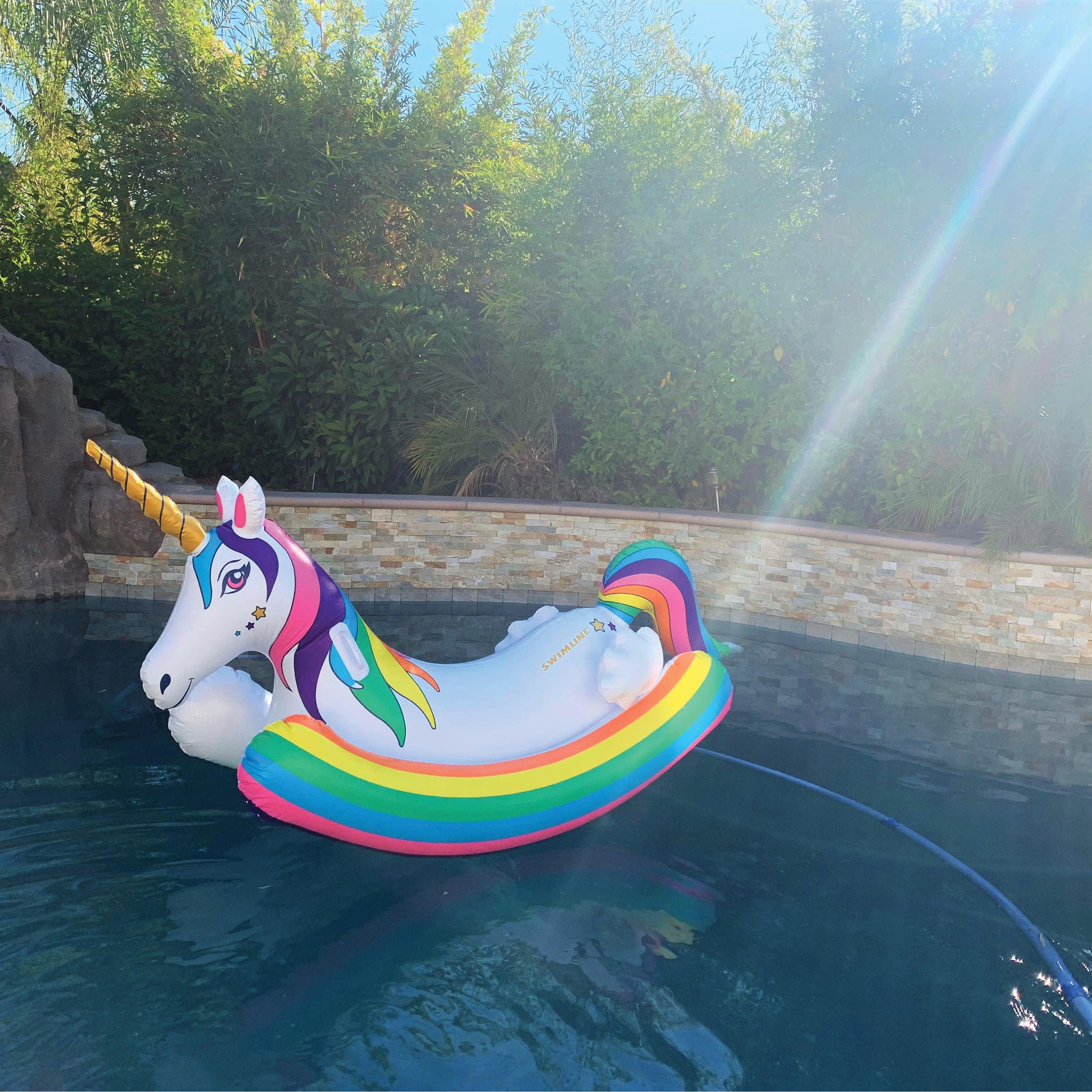 SWIMLINE Swimline 90587 Unicorn Rocker Lounger