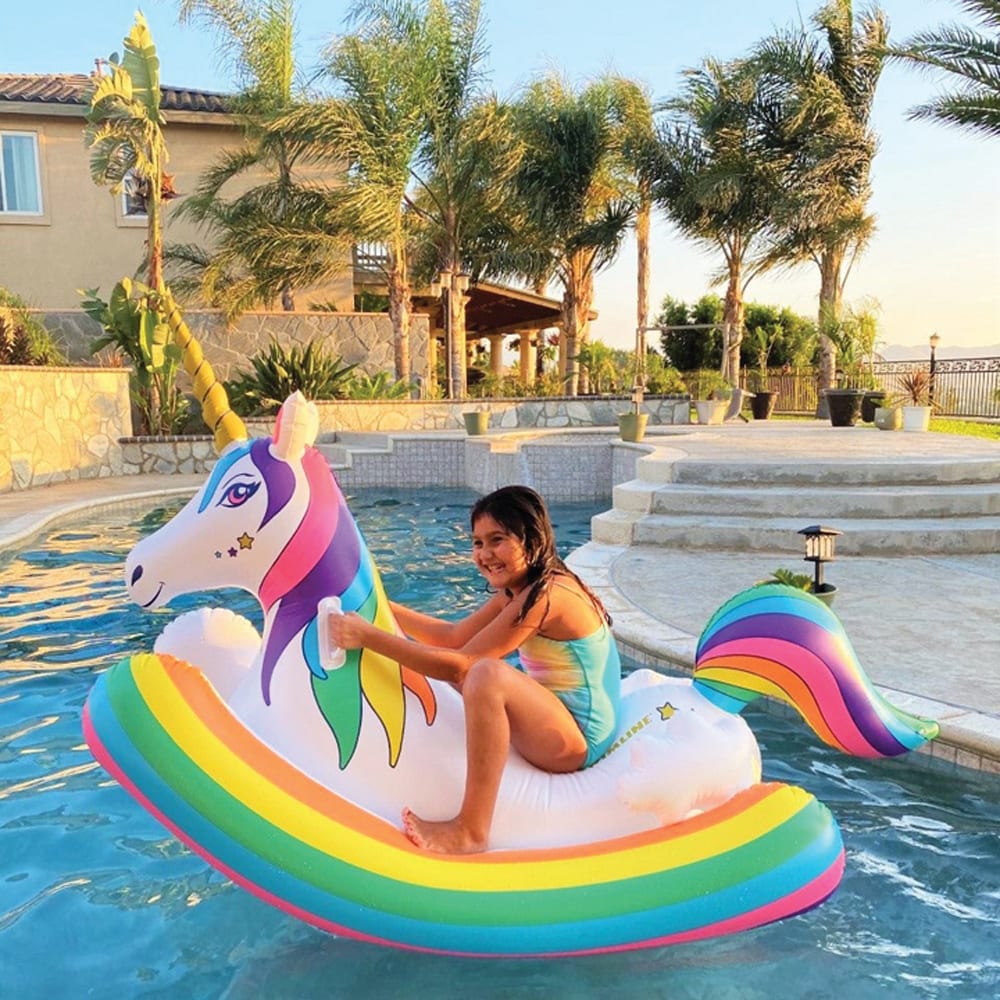 SWIMLINE Swimline 90587 Unicorn Rocker Lounger