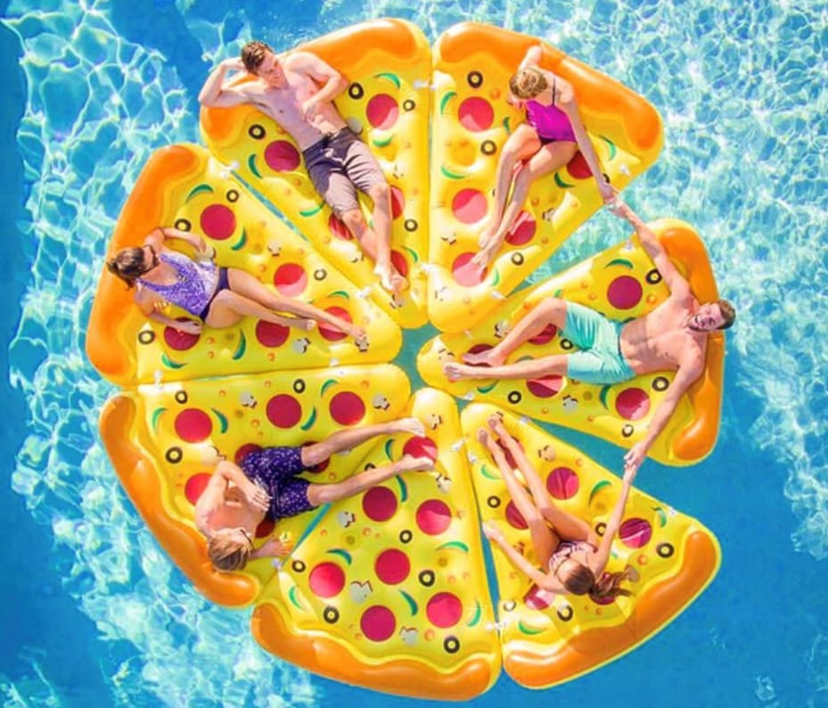 SWIMLINE Swimline 90645 Pool Pizza Slice | Inflatable | 5ft x 6ft
