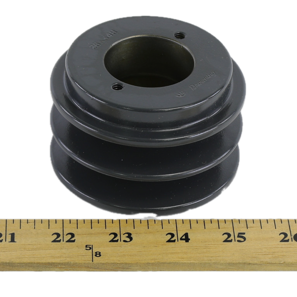 BROWNING Browning 2BK34H Two Groove Sheave 3.55 inches Diameter Cast Iron for HVAC and Industrial Use