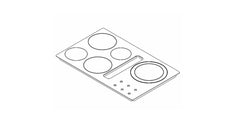 Whirlpool W11051487 Cooktop