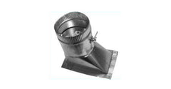 GSI PIPE & FITTINGS HT10GA26D 10 inches Tapered HETO w/Damper