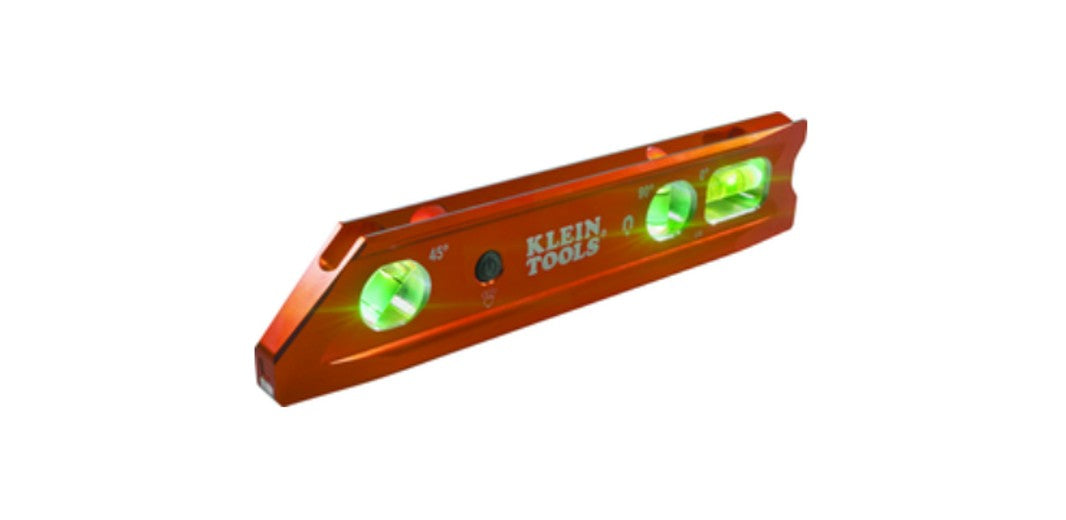 KLEIN TOOLS Klein Tools 933-0RE Lighted Torpedo Level 9 in (229 mm)