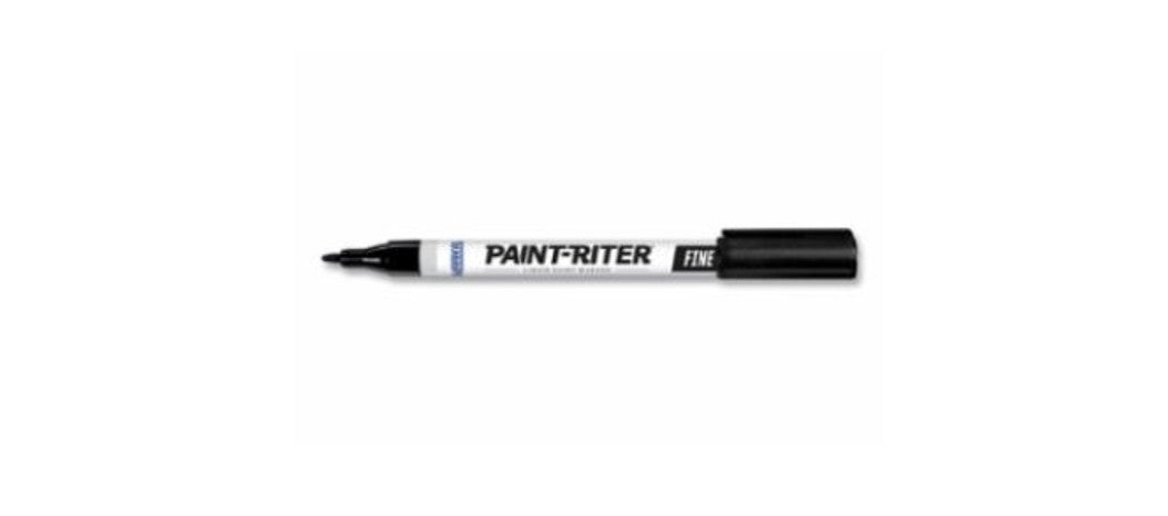 MARKAL Markal 96873 Paint-Riter Fine Liquid Paint Marker, Black, 1/16 in Tip, Fine