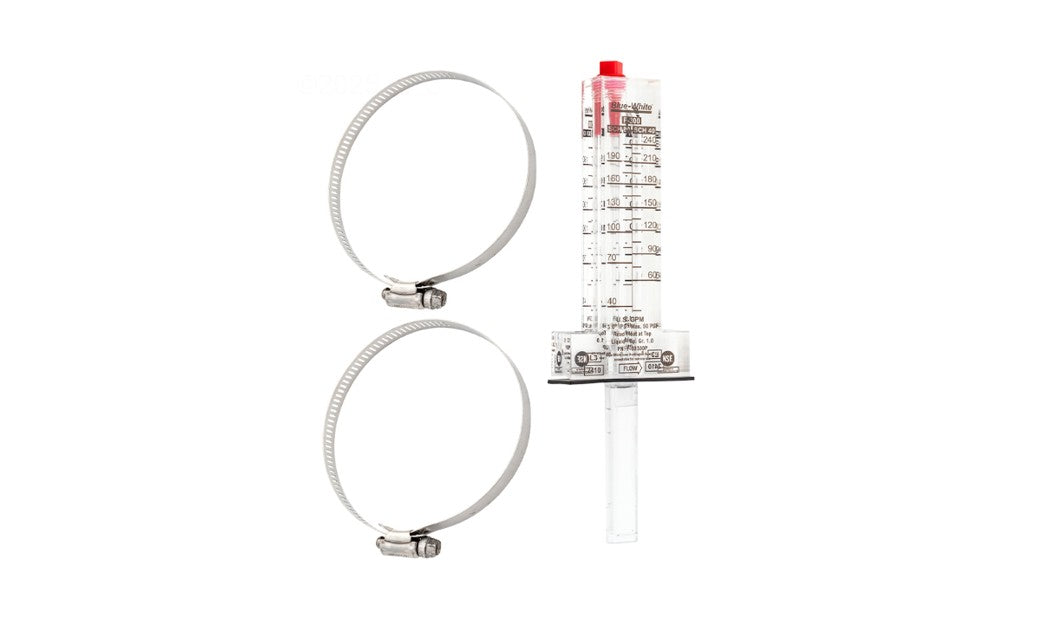 BLUE-WHITE INDUSTRIES Blue White Industries F-30300P Flow Meter 3 PVC 45-240 GPM