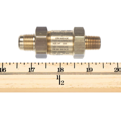 MUELLER INDUSTRIES B33752 Pressure Relief Valve, 1/4 in NPTFE x 3/8 in Flare 350 PSI