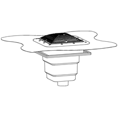 Neptune Benson MLD-SG-9VL-WT 9-Inch Lawson Aquatics Vinyl Liner Main Drain Adapter Kit