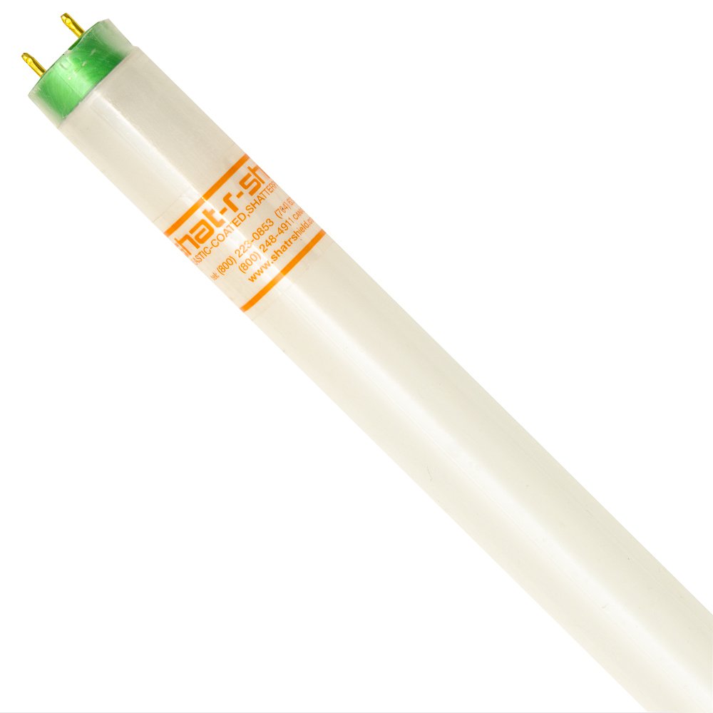 SHAT-R-SHIELD Shat-R-Shield 46824 Straight Shatter-Resistant Fluorescent Lamp 32 W 48 in L, Pk30