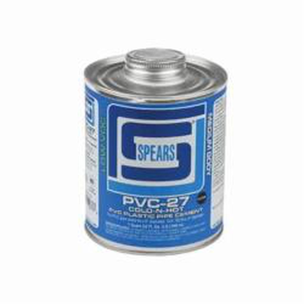 SPEARS Spears PVC27C-030 Quart PVC-27 Med Body Clear PVC 1 Quart