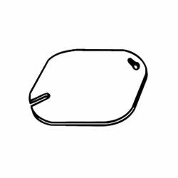 ABB ABB 24C1-25 T&B 3-1/2ROUND BX COVER STL 1/2KO BLANK & FLAT