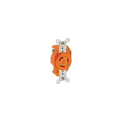 Leviton 2310-IG 20 Amp 125 Volt Flush Mounting Locking Receptacle Industrial Grade Isolated Ground V-0-MAX