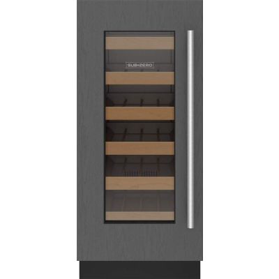SUB-ZERO Sub-Zero DEU1550W/L 15 inches Designer Undercounter Wine Storage Panel Ready 24 Bottles Left Hinge