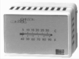 JOHNSON CONTROLS Johnson Controls T-4002-9008 Pneumatic Thermostat DA Horizontal 55 to 85 Degree F