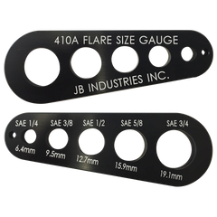 JB INDUSTRIES JB INDUSTRIES T30600-G Metal Flare Sizing Gauge
