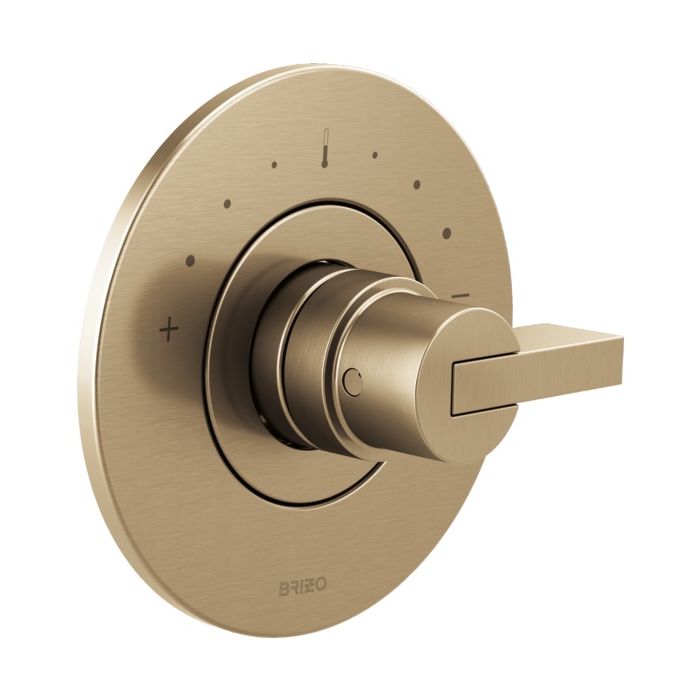 BRIZO Brizo T66T035-GLLHP Litze Sensori Thermostatic Valve Trim Less Handle