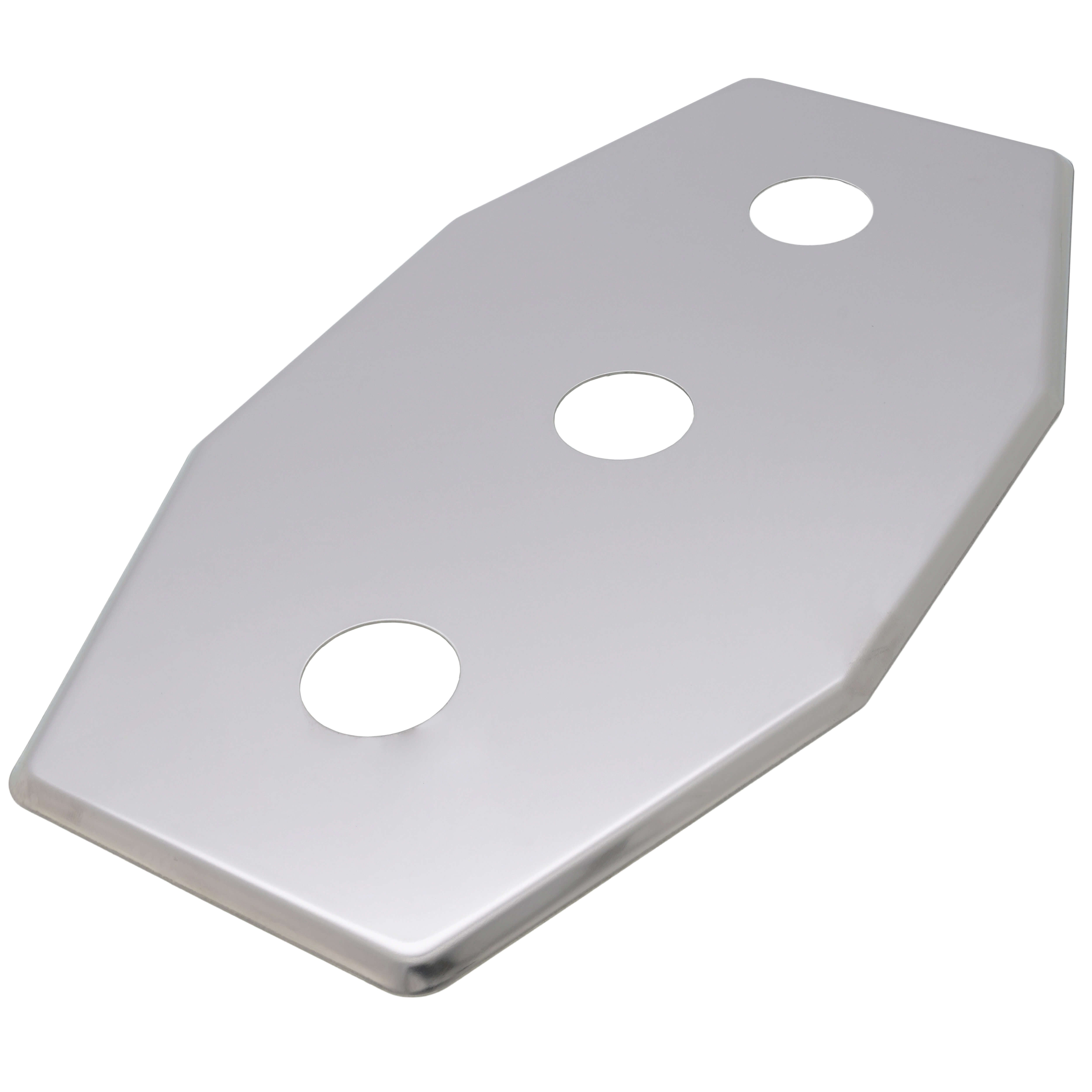 JONES STEPHENS Jones Stephens T73817 3 Hole SS Repair Cover Plate 1 3/8 Dia