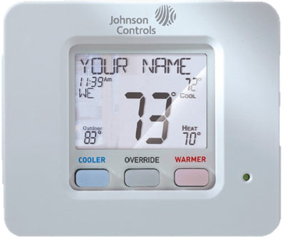 JOHNSON CONTROLS T8490 PROGRAMMABLE THERMOSTATS