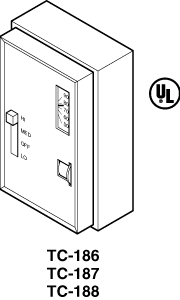 SCHNEIDER ELECTRIC TC-187 FAN COIL THERMOSTATS