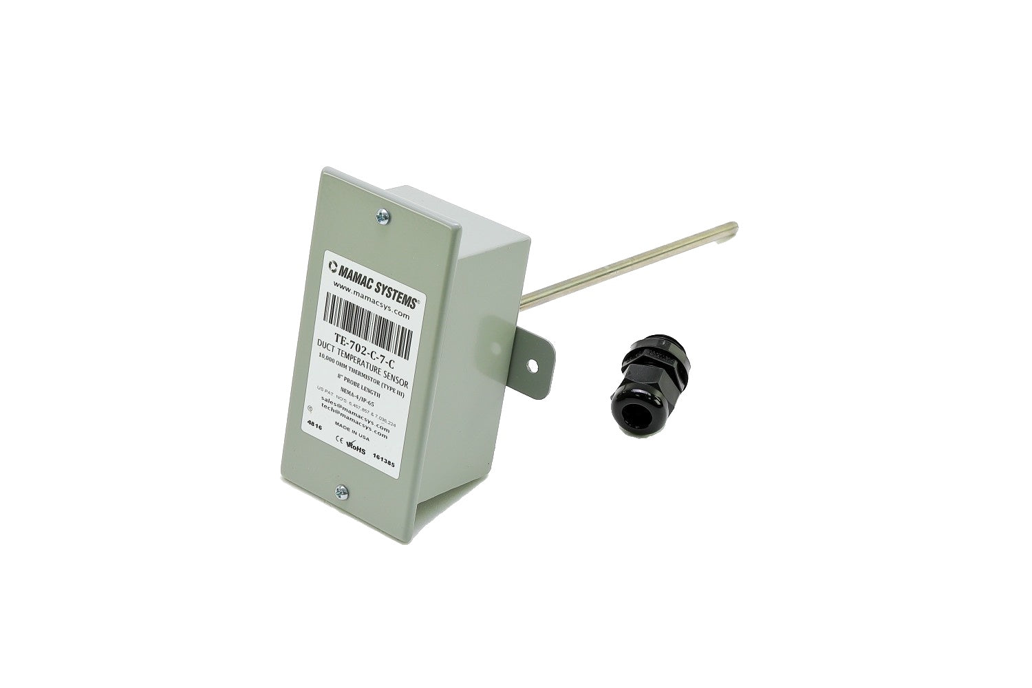 MAMAC SYSTEMS TE-702-C-7-C TEMPERATURE SENSORS