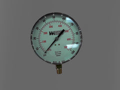 WEISS INSTRUMENTS Weiss Instruments tl25-600-4l Pressure Gauge 0-600 Psi