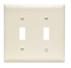 LEGRAND Legrand TP2-LA TradeMaster Standard Wallplate 2-Gang 4.7 in x 4.56 in