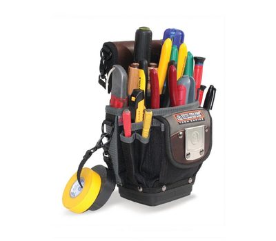 VETO PRO PAC VETO PRO PAC VPP10075 TP3B Tool Pouch 5 x 6-1/2 x 11 in. 20-Pocket 12000 Polyester Fabric 3-Pocket Tool Pouch, Black