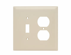 LEGRAND Legrand TPJ18-I Trademaster jumbo combination wallplate 2-gang 6 in