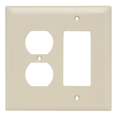 LEGRAND Legrand TPJ826-I TradeMaster Jumbo Combination Wallplate 2 Gang 5 in