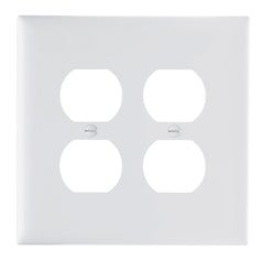 LEGRAND Legrand TPJ82-W Junior Jumbo Receptacle Wallplate 2-Gang 4.9 in