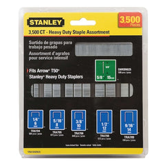 STANLEY Stanley TRA700BN35 Heavy Duty Narrow Crown Staple and Brad Assortment 3500 Pack TRA700BN35