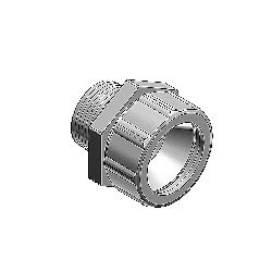 ABB ABB 2530 Thomas & Betts 3/4 Straight General Purpose Cable Gland / Strain Relief Cord Connector - Cord Range: .125 - .250