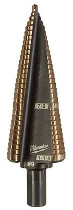 MILWAUKEE Milwaukee 48899289 Cobalt Step Drill Bit #9 (7/8-1-1/8)