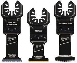 MILWAUKEE Milwaukee 49-10-9001 OPEN-LOK 3PC All Purpose Multi-Tool Blade Variety Pack