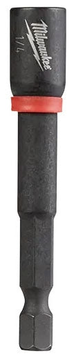 MILWAUKEE Milwaukee 49-66-4532 SHOCKWAVE Magnetic Nut Driver 1/4 in Drive Proprietary Steel