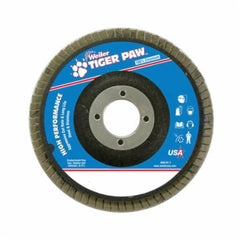 WEILER Weiler 51135 Tiger Paw Flap Disc 5 in (Type 27 60 Grit)