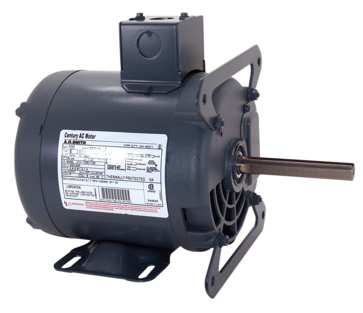 CENTURY MOTORS UF266 CONVECTION OVEN MOTORS
