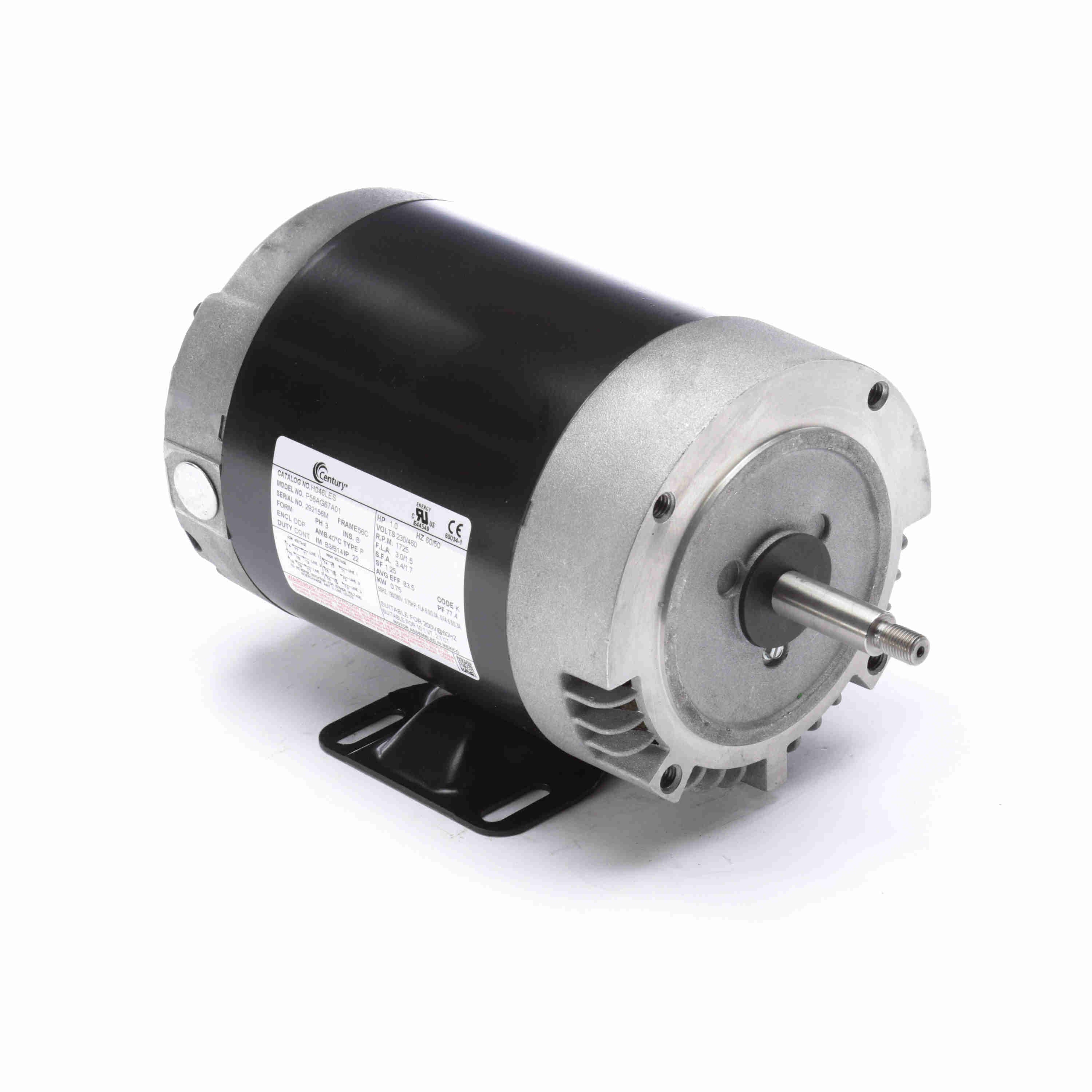 CENTURY MOTORS UH046LES GENERAL PURPOSE MOTORS
