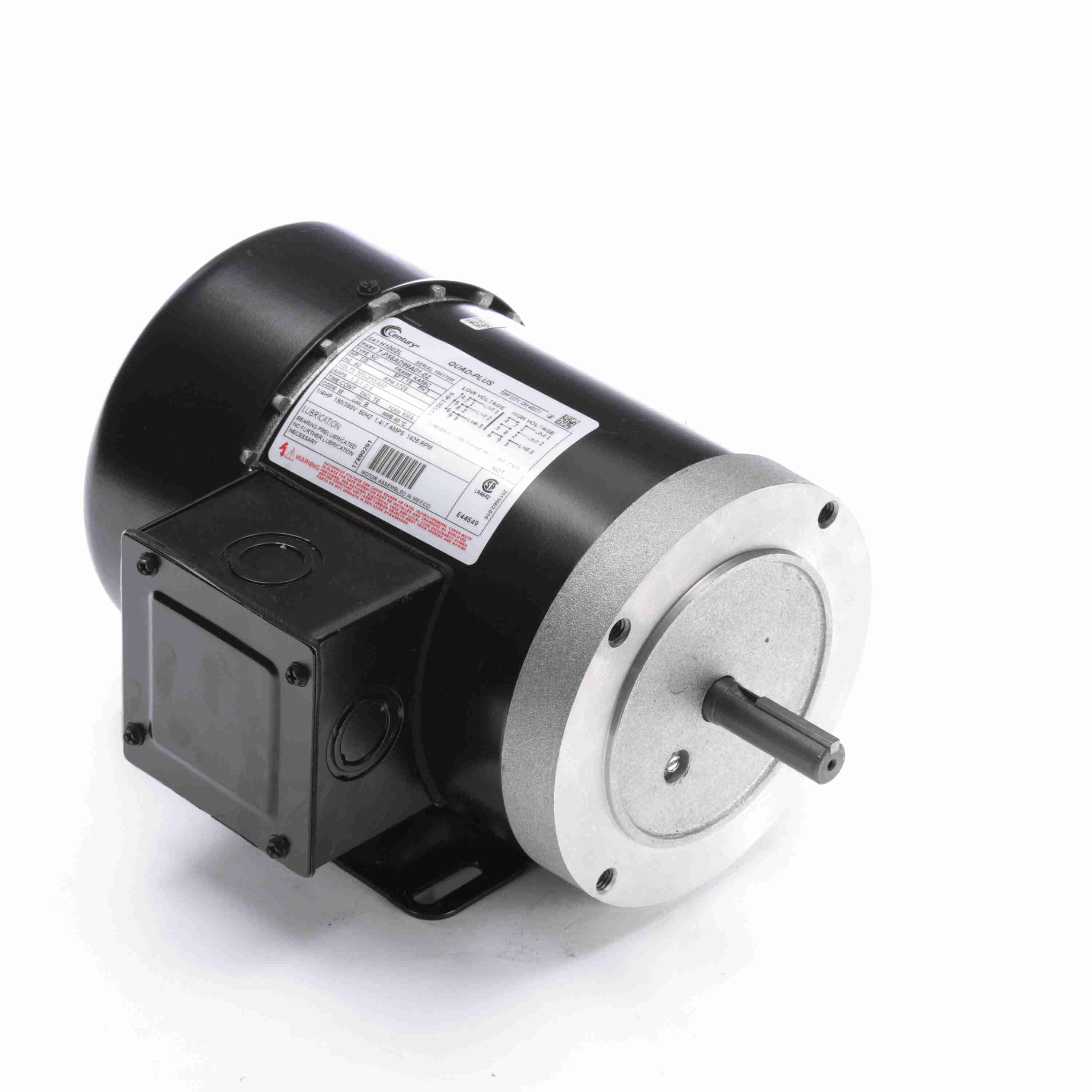 CENTURY MOTORS UH1002L GENERAL PURPOSE MOTORS