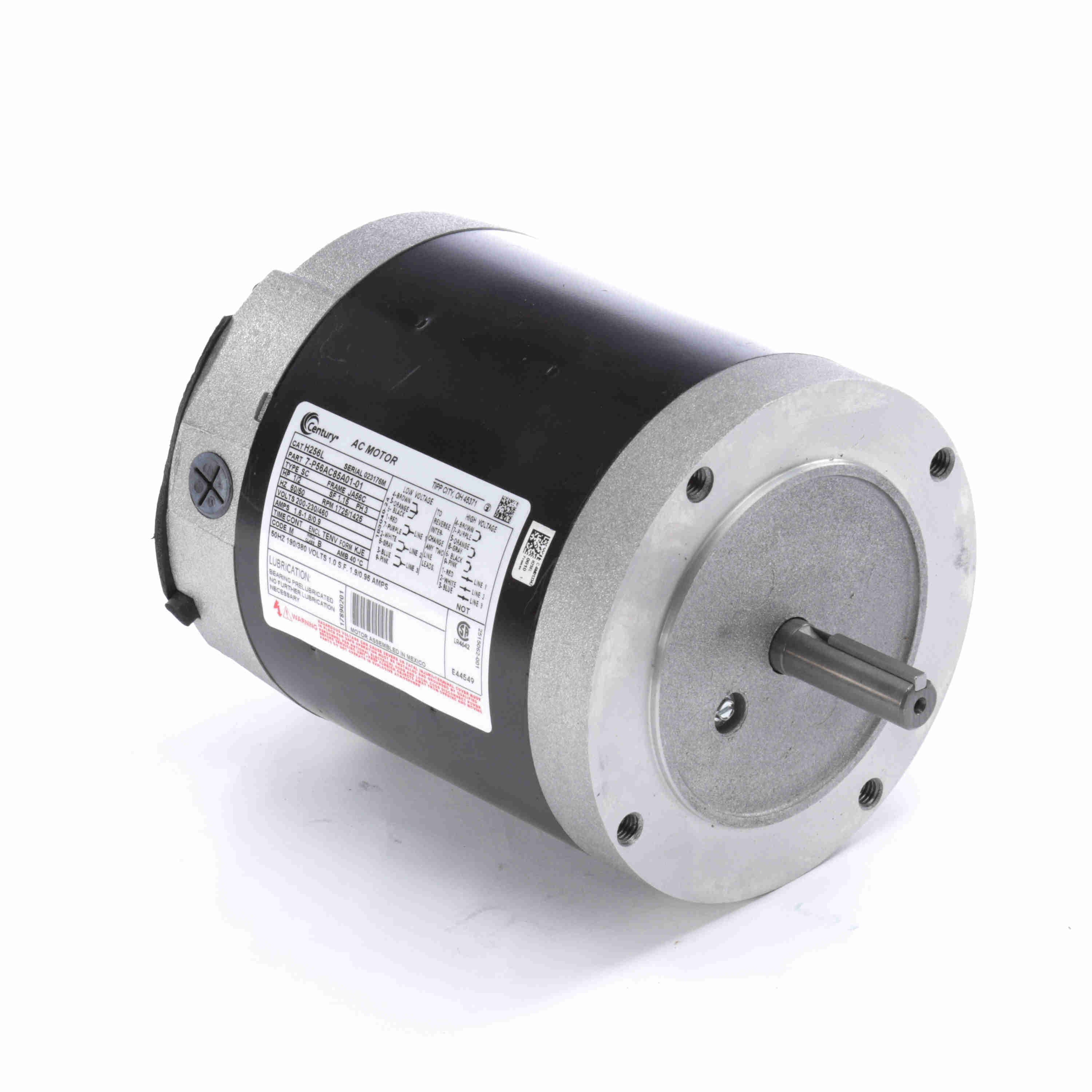CENTURY MOTORS UH256L GENERAL PURPOSE MOTORS